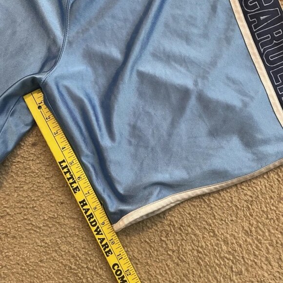 Vtg Jordan Reversible Basketball Shorts 2XL UNC Tarheels Silky Shiny Y2K Baggy‎ - Picture 11 of 12